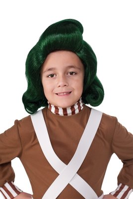 Dětská paruka Oompa Loompa (Karlík a továrna na čokoládu)