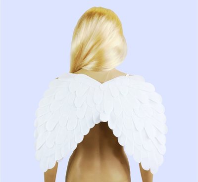 Andělská křídla bílá s peřím 51x39
