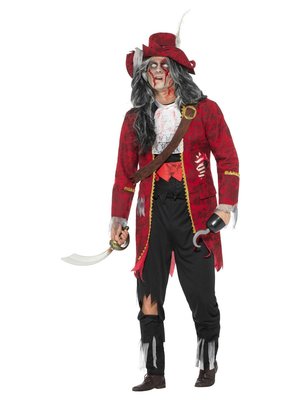 Kostým - pirátský zombie kapitán