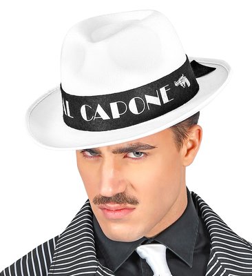 Bílý klobouk Al Capone