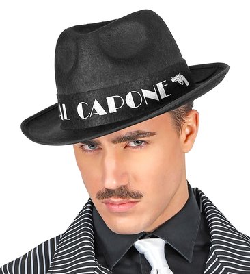 Černý klobouk Al Capone