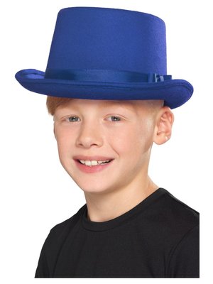 Dětský modrý klobouk