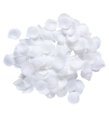 Okvětní lístky růží (balení 150ks), bílé