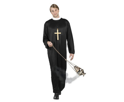Pánský černý kostým Kněz