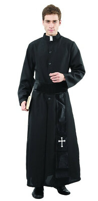 Pánský kostým Kněz s páskem