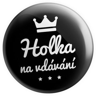 Placka Holka na vdávání, (Černá)