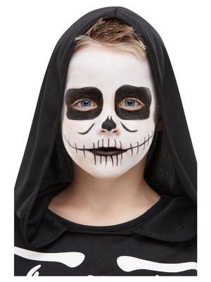 Dětský Make-Up svítící ve tmě kostlivec, smrtka