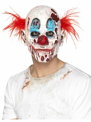Zombie Maska klaun přes hlavu