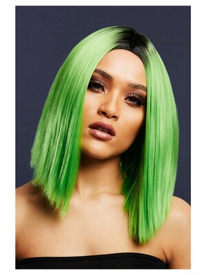 Paruka Fever Kylie, dvoubarevná zelená