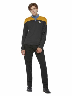 Star Trek Voyager uniforma, černo hnědá