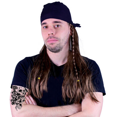 Paruka pirát s šátkem