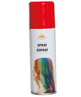 Červený sprej na vlasy, 125ml