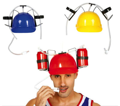 Helma s držákem na plechovky