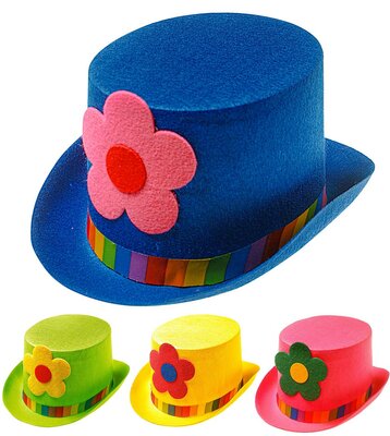 Klaunský klobouk různé barvy