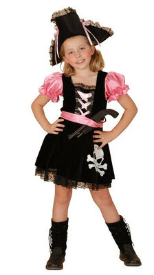 Dívčí kostým Pirát - růžový
