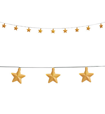 Světelný řetěz hvězdičky, 2,5 m