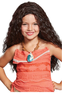 Dívčí deluxe paruka Vajana/Moana