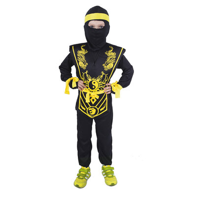 Dětský kostým žlutý ninja (6-8 let) e-obal