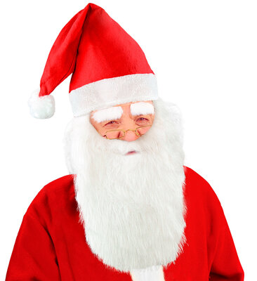 Santa čepice s vousy