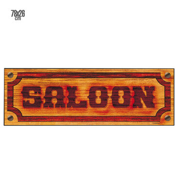 Cedule Saloon (78x26 cm)