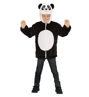 Dětský kostým panda, mikina s kapucí