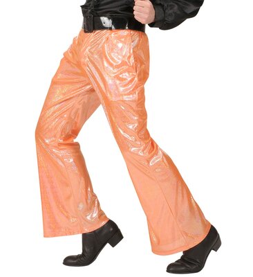Pánské disco kalhoty, oranžové