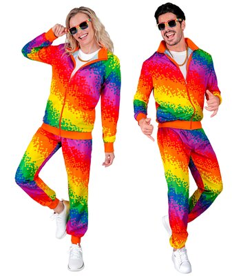 Unisex duhová šusťákovka