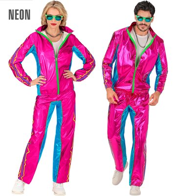 Unisex růžová metalická šusťákovka