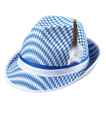 Bavorský klobouk s pírkem
