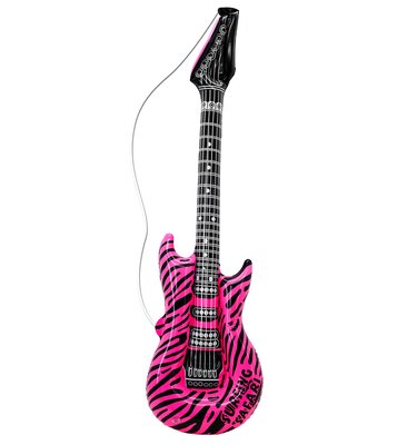 Nafukovací kytara, růžová 105 cm