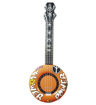 Oranžové nafukovací banjo