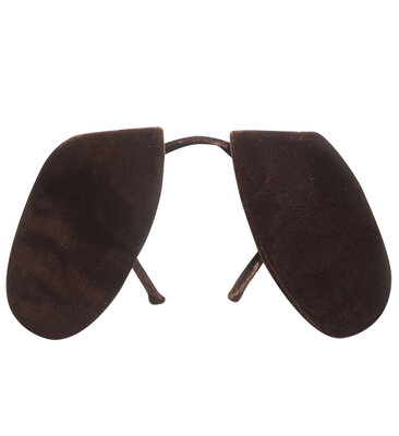 Sametová čelenka s psími oušky