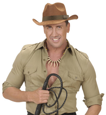 Hnědý klobouk Indiana Jones