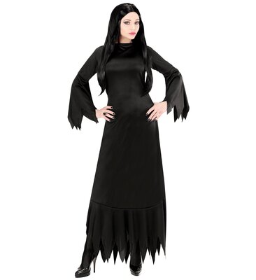 Dámské šaty Morticia Addams