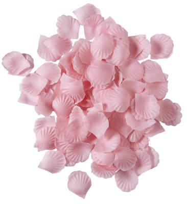 Krabička 150 okvětních růžových lístků