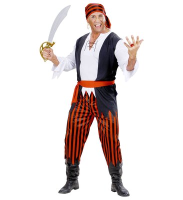 Pánský kostým karibský pirát s šátkem