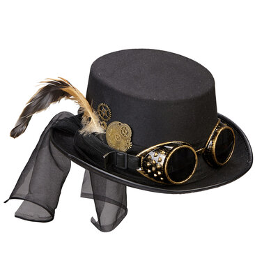 Steampunk dámský klobouk