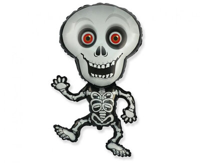 Foliový balónek Halloween kostlivec