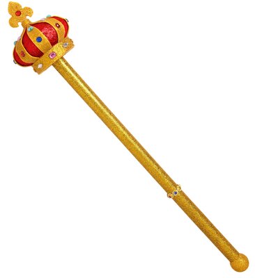 Královské žezlo s třpytkami, 57 cm