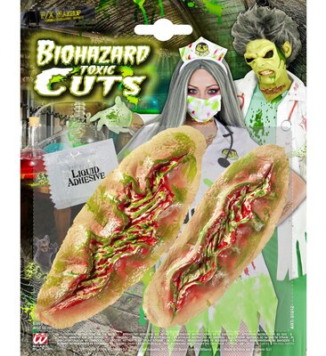 Sada 2 ks toxické zranění, zombie