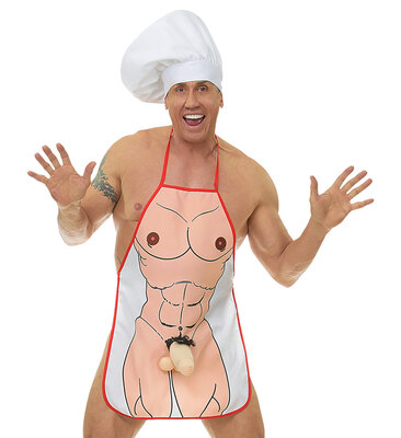Sexy zástěra na vaření s pindíkem