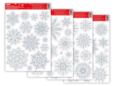 Okenní fólie vánoce glitr 20x30cm