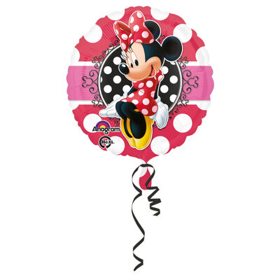 Fóliový balónek Minnie Mouse (průměr 43 cm)