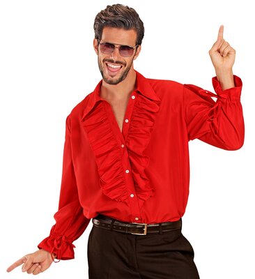 Červená košile pro středověk, renesanci, upíra, piráta, disco..