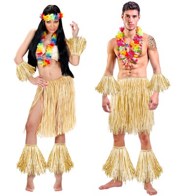 Hawajská sada HULA / MAORI / ZULU