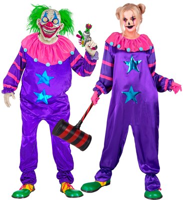 Kostým hororový klaun (overal)