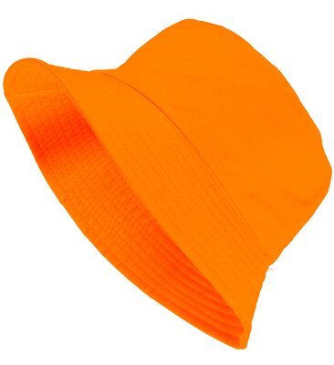 Neonově oranžový klobouk 80. léta