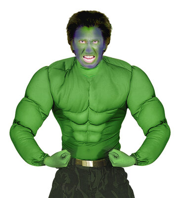 Pánské tričko se svaly Hulk