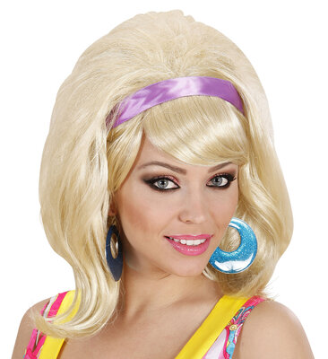 Dámská paruka blond 60.léta
