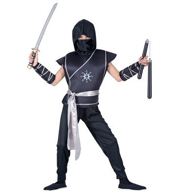 Dětský kostým ninja s chrániči